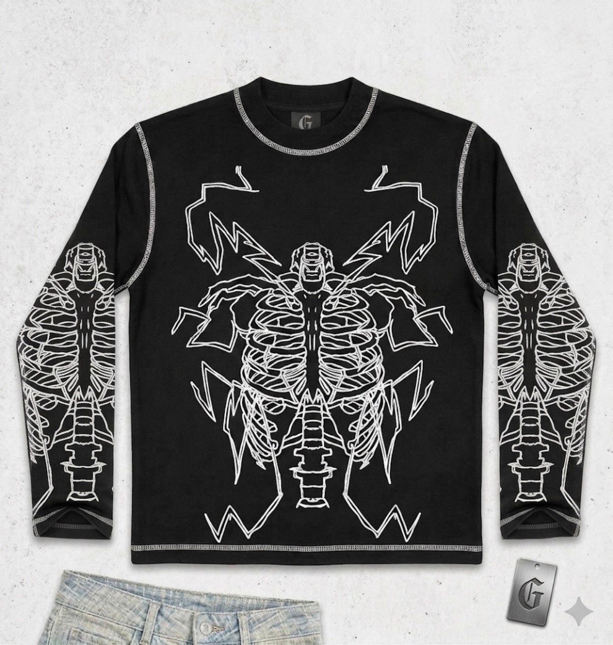 Ashid Skeleton Sweatshirt